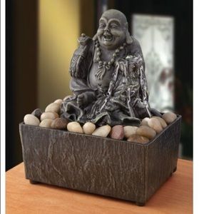 Buddha water fountain home decor